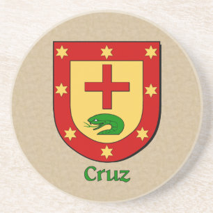 Cruz Heraldic Shield Coaster