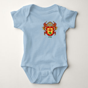 Cruz Historical Shield with Helm and Mantle Baby Bodysuit