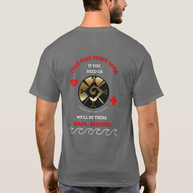 Cruz Roja Primo Tapia T shirt.  back logo T-Shirt (Back)