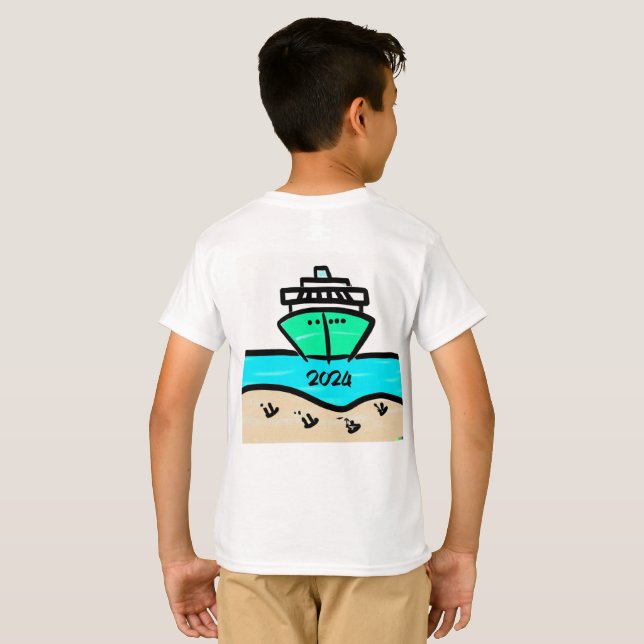 Cruzin' into 2024 Adventure - Boys - T-Shirt  (Back Full)