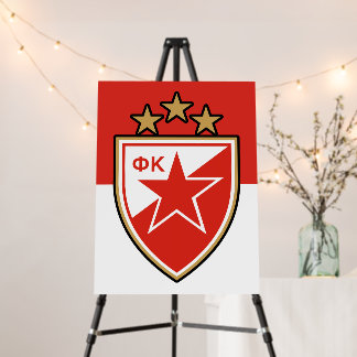 Crveno Beli Crvena Zvezda Foam Board