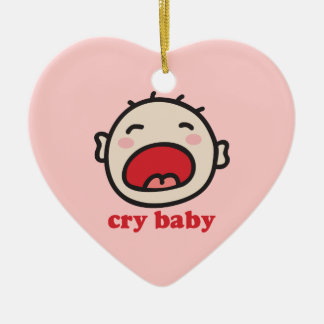 Cry Baby Ceramic Ornament