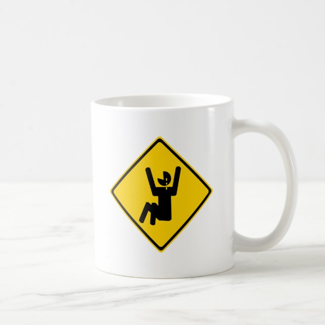 Cry Baby Road Sign Coffee Mug (Right)