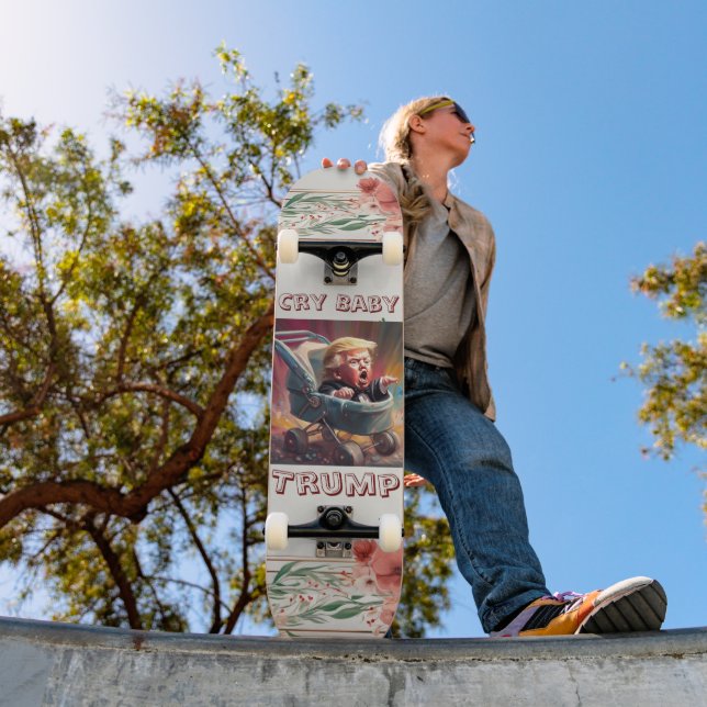 Cry Baby Trump Skateboard (Outdoor 1)