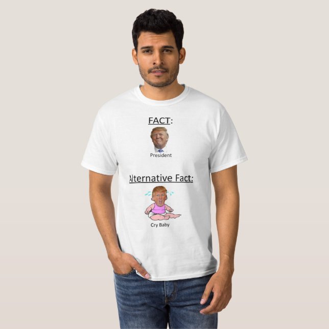 cry baby trump T-Shirt (Front Full)