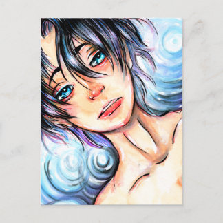 Cry Boy Postcard