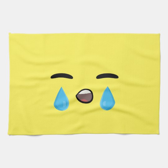 Cry Emoji Hand Towel