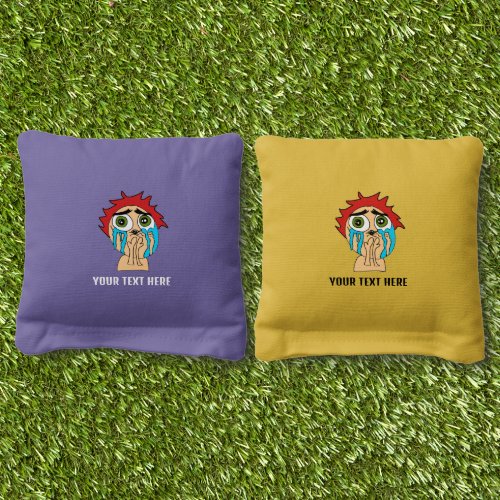 cry for love  cornhole bags