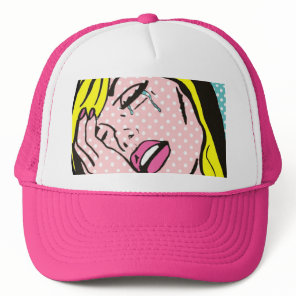 Cry Me a River Pop Art Trucker Hat