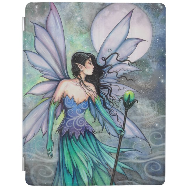 Cry of the Wind Fairy Fantasy Art iPad Smart Cover (Front)