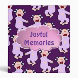 Crybaby Funny Cartoon Pattern Art Design Binder