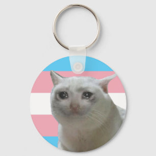 Crybaby Trans Pride Keychain