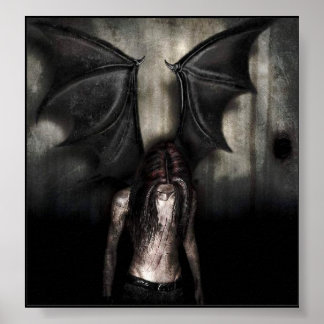 Crying Angel Poster