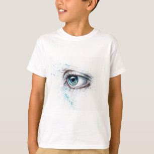 Crying Blue Eye (Sadness, Sympathy and Depression) T-Shirt