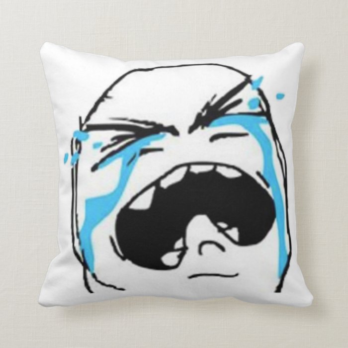 Crying Comic Meme Pillow