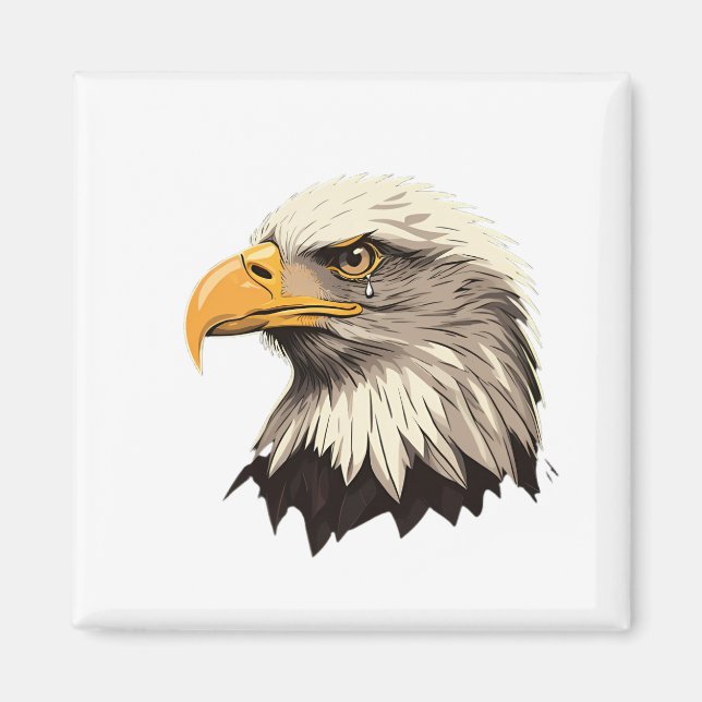 Crying Eagle magnet (Front)