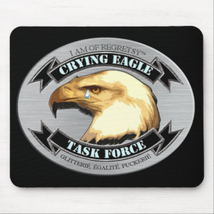 Crying Eagle Task Force Mouse Pad