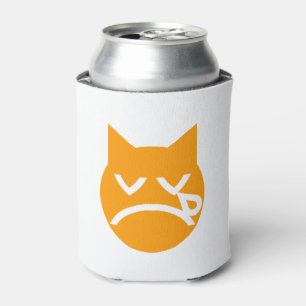 Crying Emoji Cat Can Cooler