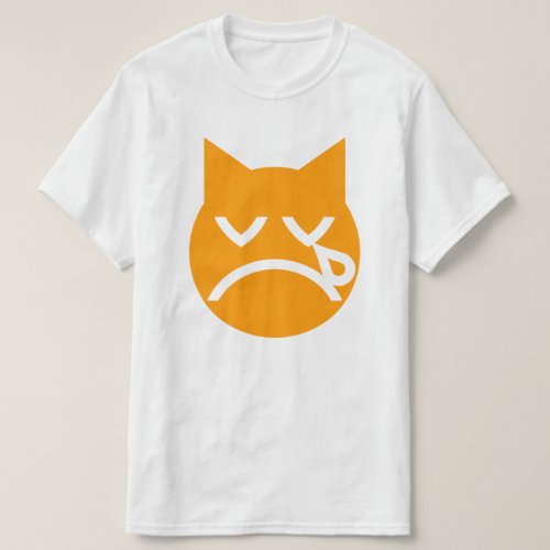 Crying Emoji Cat T_Shirt