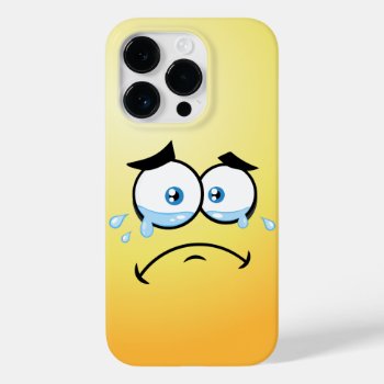 Crying Emoji Smartphone Case-mate Iphone 14 Pro Case by disgruntled_genius at Zazzle
