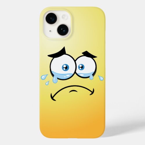 Crying Emoji Smartphone Case_Mate iPhone 14 Case