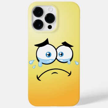 Crying Emoji Smartphone Case-mate Iphone 14 Pro Max Case by disgruntled_genius at Zazzle