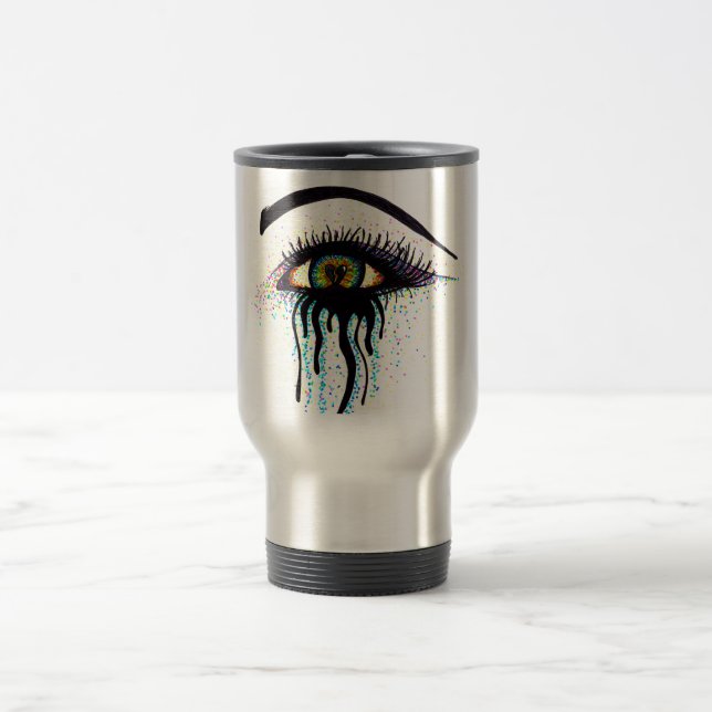 Crying Eye Travel Mug (Center)