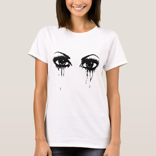 crying eyes T-Shirt (Front)
