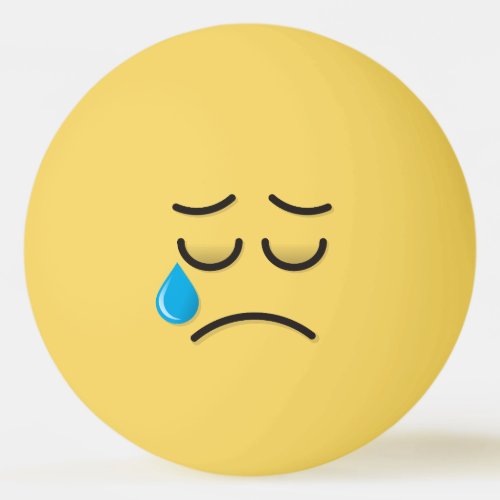 Crying Face Ping_Pong Ball