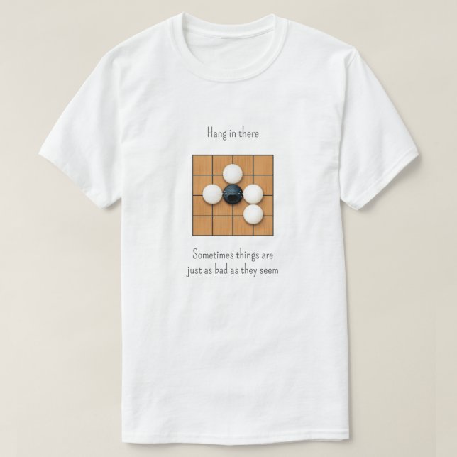 Crying Goishi in Atari Funny Go T-Shirt (Design Front)