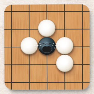 Crying Goishi in Atari Funny Igo Beverage Coaster