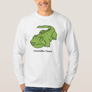 Crying Green Crocodile Tears Shirt Polo Men Women