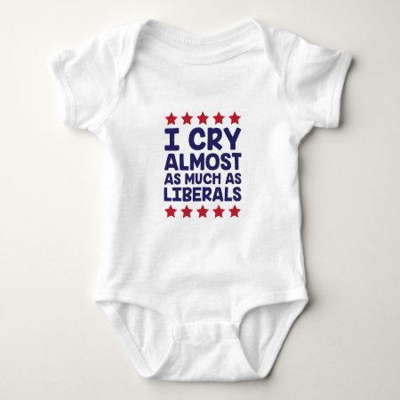 Crying Liberals Baby Bodysuit