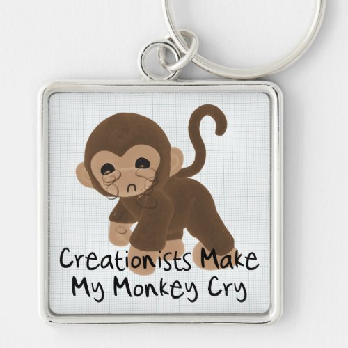 Crying Monkey Keychain