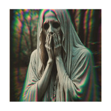 Crying mourning statue