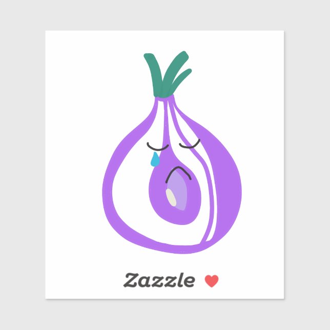 Crying onion sticker (Sheet)