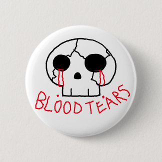 Crying skull button