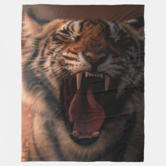 Crying Tiger - Fleecedecke Fleece Blanket