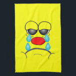 Crying Towel<br><div class="desc">Tea Towel. This fun design makes a perfect gift. Customizable with any text of your choice. Design © www.justbyjulie.com</div>