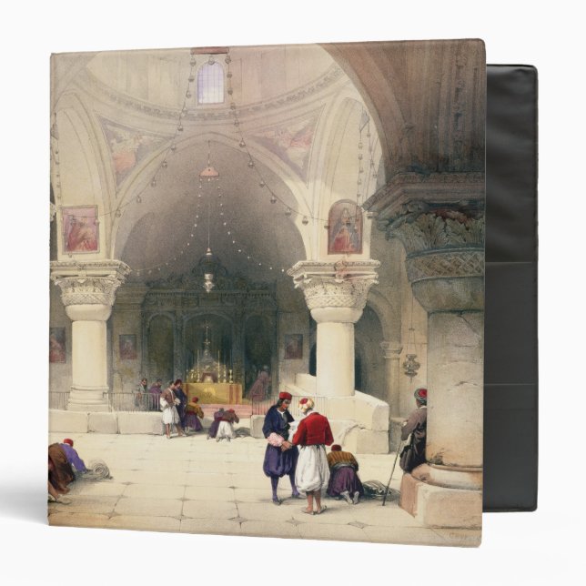 Crypt of the Holy Sepulchre, Jerusalem, plate 20 f 3 Ring Binder (Front/Inside)