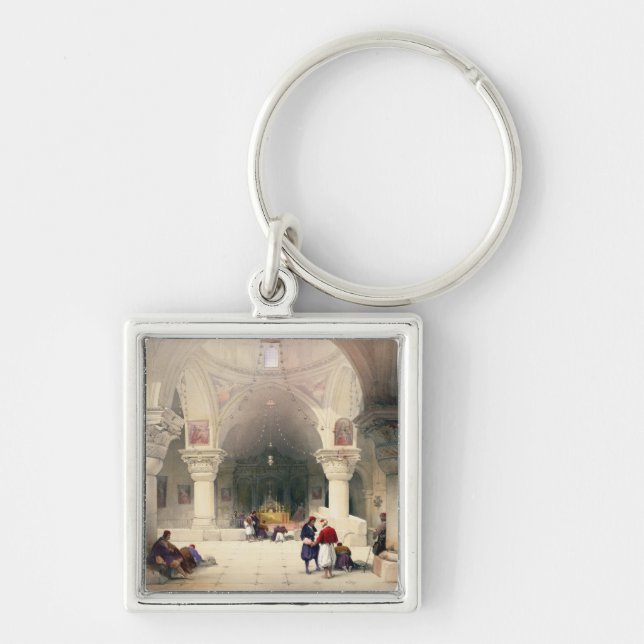 Crypt of the Holy Sepulchre, Jerusalem, plate 20 f Keychain (Front)