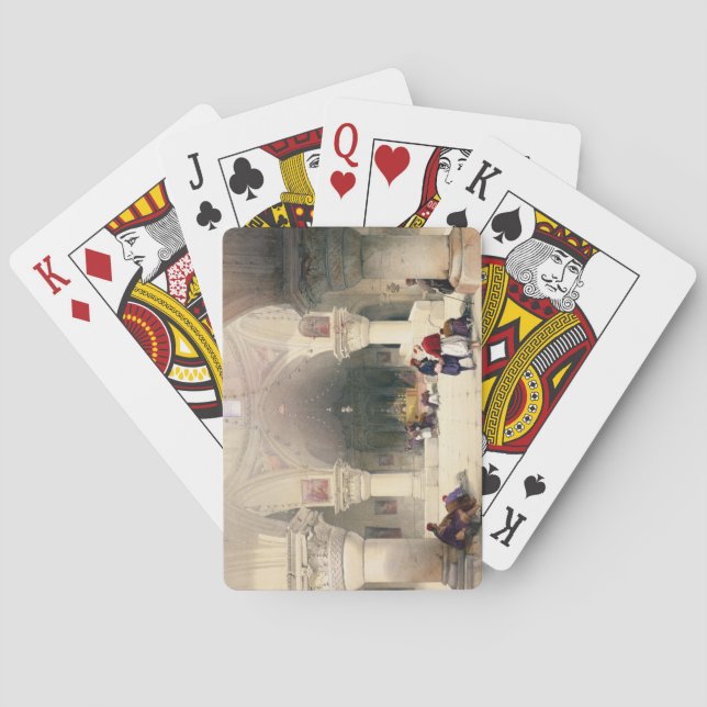 Crypt of the Holy Sepulchre, Jerusalem, plate 20 f Poker Cards (Back)