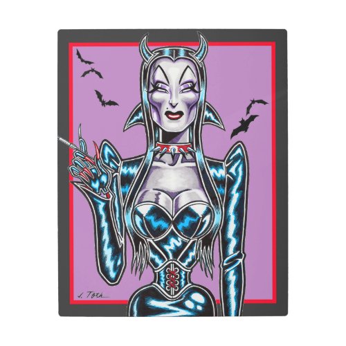 Cryptella Fatale Metal Print