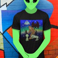 Cryptid Big Foot Alien Mothman UFO Chupacabra   