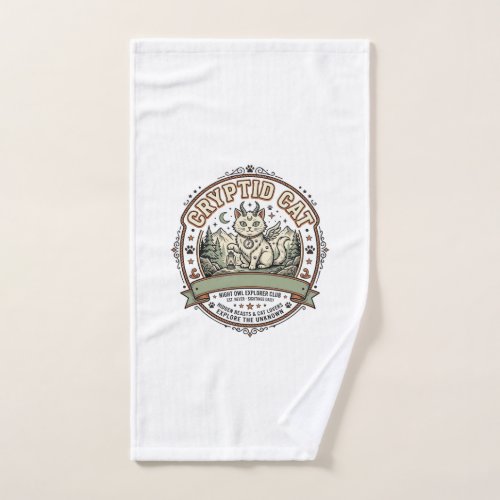 Cryptid Cat Cryptid Cat Vintage Vector Art Shirt D Hand Towel