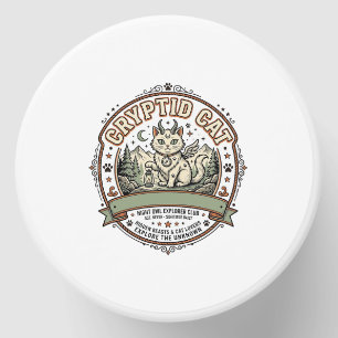 Cryptid Cat Cryptid Cat Vintage Vector Art Shirt D Mini Candle Favors
