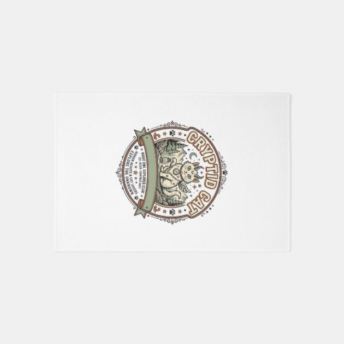 Cryptid Cat Cryptid Cat Vintage Vector Art Shirt D Rug