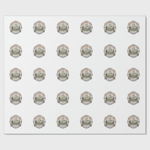 Cryptid Cat Cryptid Cat Vintage Vector Art Shirt D Wrapping Paper