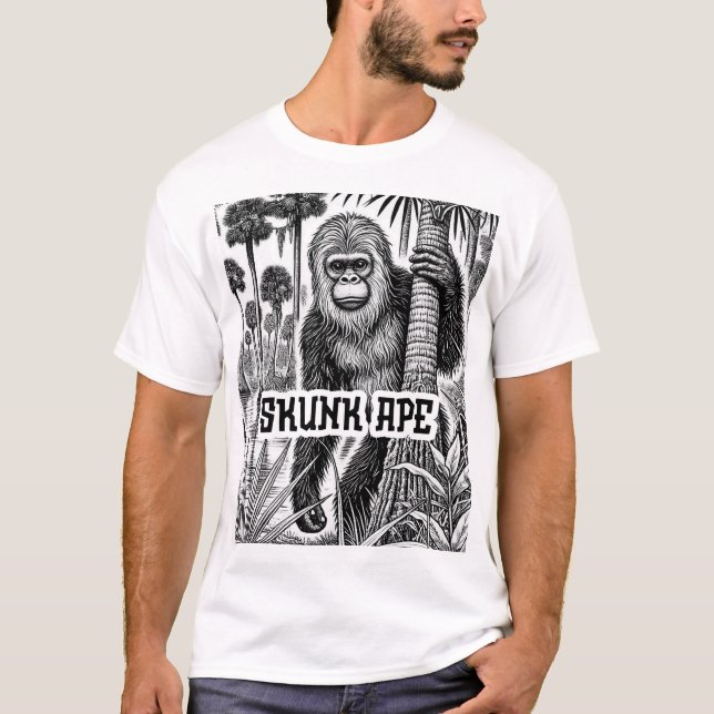 Cryptid Conspiracy - Skunk Ape T-Shirt (Front)