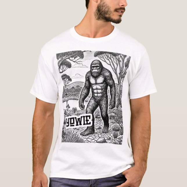 Cryptid Conspiracy - Yowie  T-Shirt (Front)